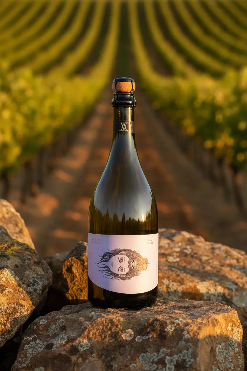 Hentley Farm Villain & Vixen Blanc De Blanc 2026 750ml bottle of sparkling wine from Barossa Valley