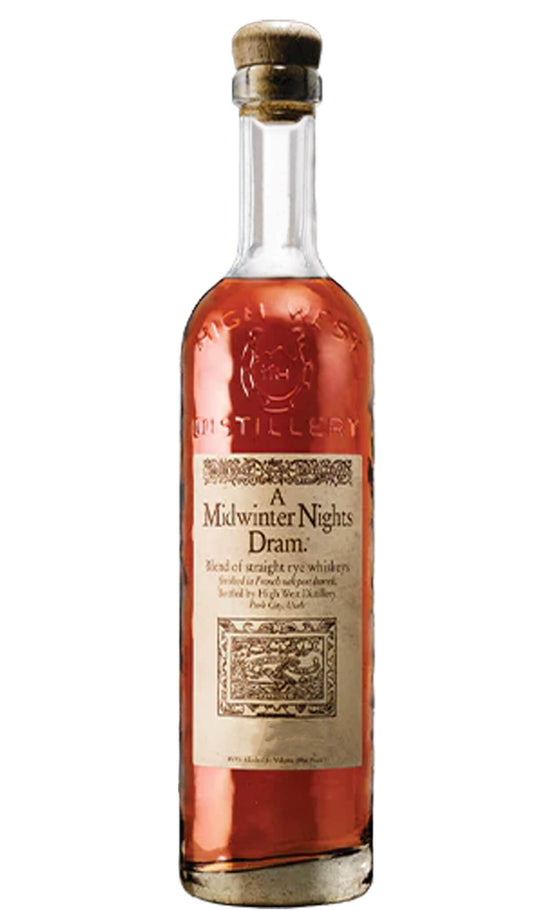 Find out more, explore the range and purchase High West A Midwinter Nights Dram Straight Rye 750mL available online at Wine Sellers Direct - Australia's independent liquor specialists.