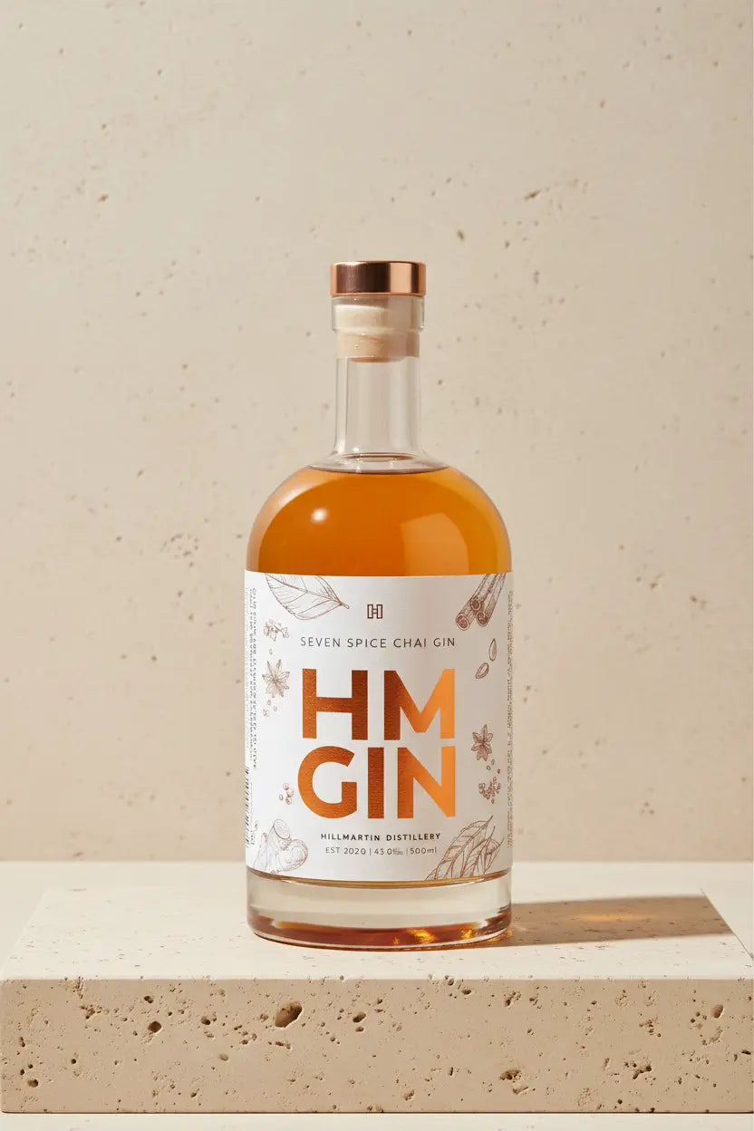 Buy Hillmartin Distillery HM Seven Spice Chai Gin 500ml online at Wine Sellers Direct's best prices.