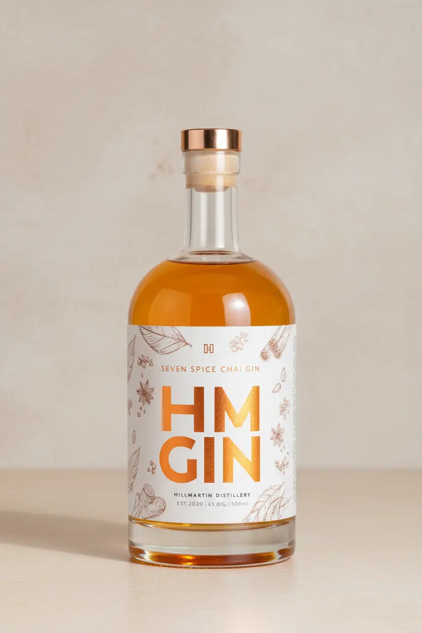 Buy Hillmartin Distillery HM Seven Spice Chai Gin 500ml online at Wine Sellers Direct's best prices.