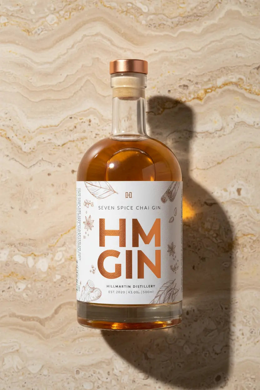 Buy Hillmartin Distillery HM Seven Spice Chai Gin 500ml online at Wine Sellers Direct's best prices.