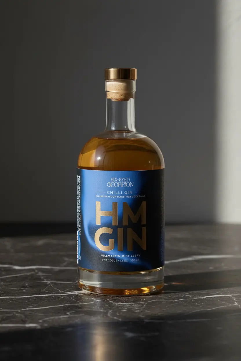 Buy Hillmartin Distillery HM Six-eyed Scorpion Chilli Gin 500mL online at Wine Sellers Direct's best prices.