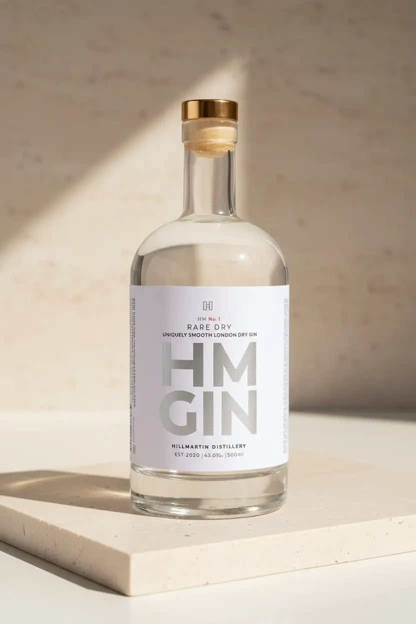 Buy Hillmartin Distillery HM Gin No.1 Rare Dry 500mL available online at Wine Sellers Direct's best prices.