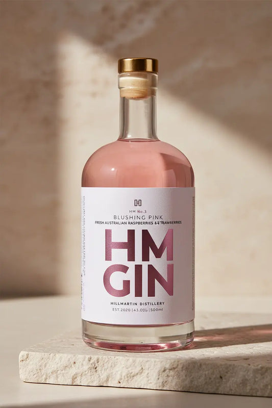 Buy Hillmartin Distillery HM Gin No.3 Blushing Pink 500mL available online at Wine Sellers Direct's best prices.