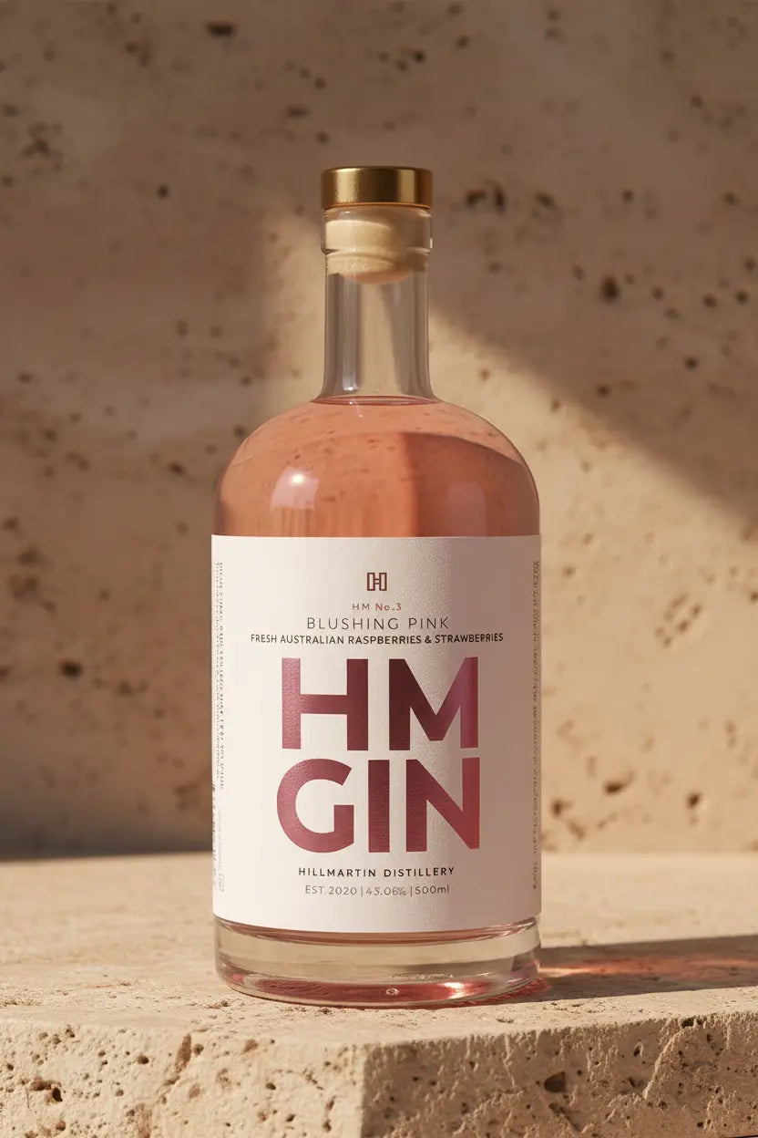 Buy Hillmartin Distillery HM Gin No.3 Blushing Pink 500mL available online at Wine Sellers Direct's best prices.