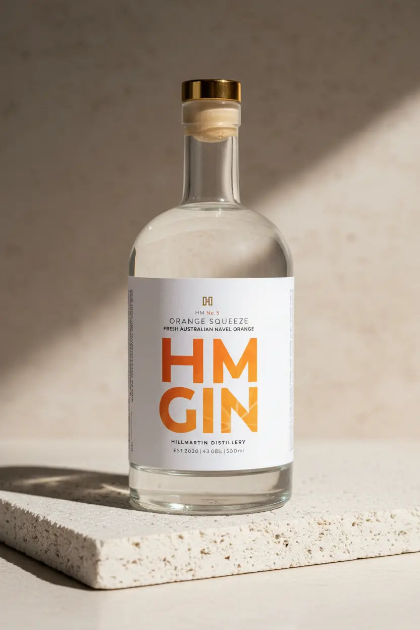 Buy Hillmartin Distillery HM Gin No.5 Orange Squeeze 500mL available online at Wine Sellers Direct's best prices.