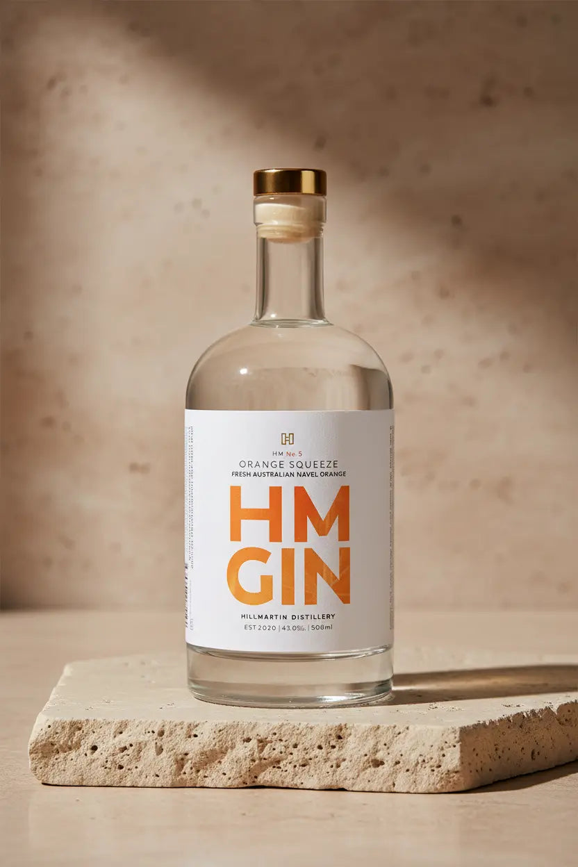 Buy Hillmartin Distillery HM Gin No.5 Orange Squeeze 500mL available online at Wine Sellers Direct's best prices.