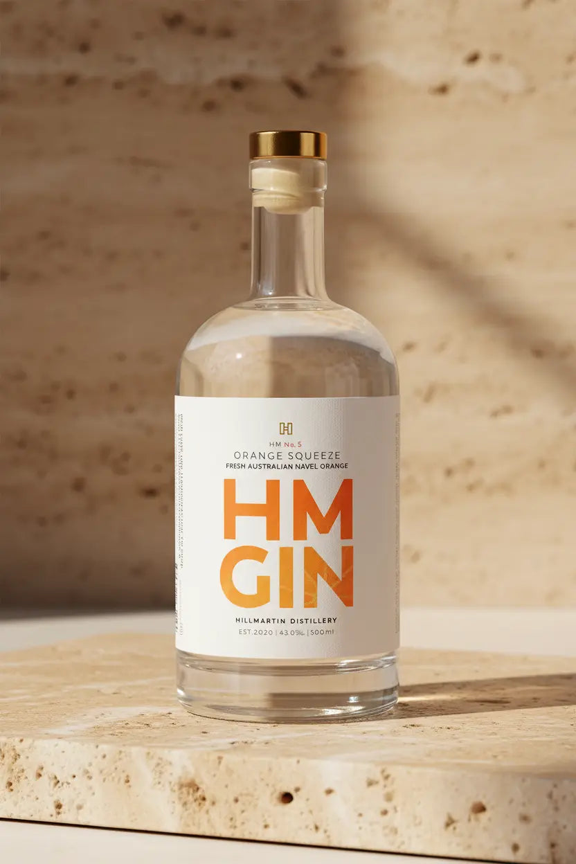 Buy Hillmartin Distillery HM Gin No.5 Orange Squeeze 500mL available online at Wine Sellers Direct's best prices.