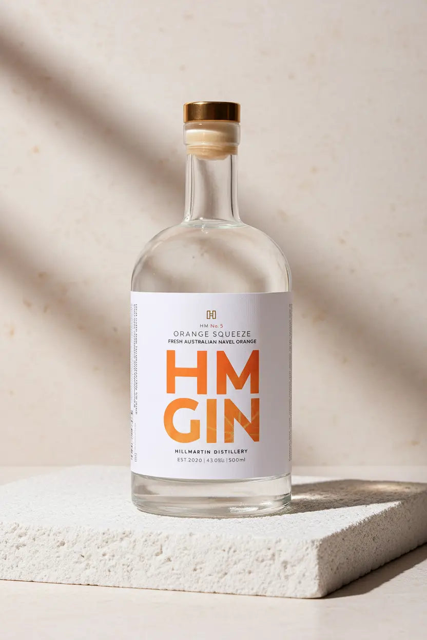 Buy Hillmartin Distillery HM Gin No.5 Orange Squeeze 500mL available online at Wine Sellers Direct's best prices.