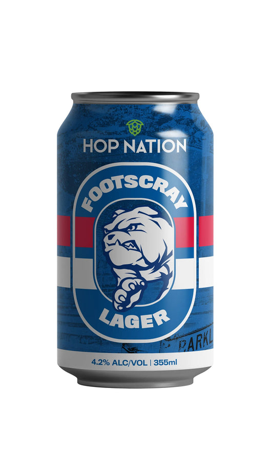 Find out more or buy Hop Nation Footscray Lager 355mL available online at Wine Sellers Direct - Australia's independent liquor specialists.