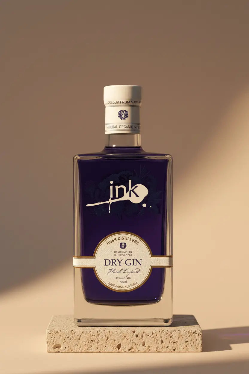 Find out more or buy Ink Gin 700mL (Husk Distillery) online at Wine Sellers Direct - Australia’s independent liquor specialists.