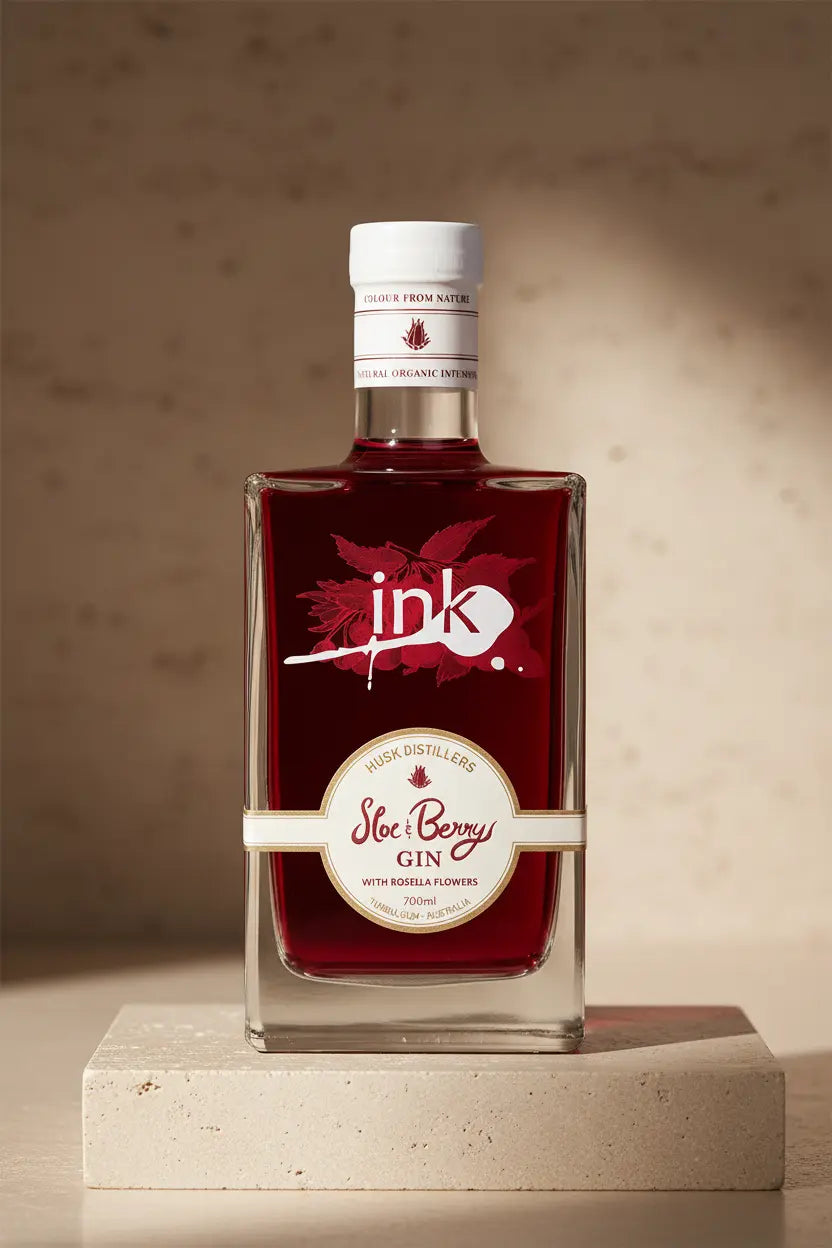 Buy Ink Sloe & Berry Gin 700ml (Husk Distillery) online at Wine Sellers Direct's best prices.