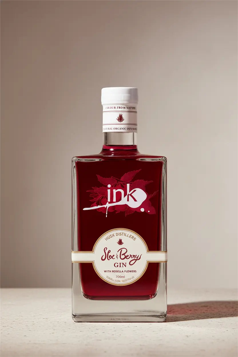 Buy Ink Sloe & Berry Gin 700ml (Husk Distillery) online at Wine Sellers Direct's best prices.