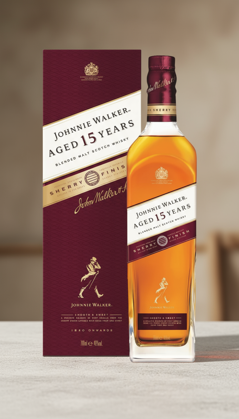 Buy Johnnie Walker Sherry Finish 15 Year Old Scotch Whisky 700mL at Wine Sellers Direct's best prices.