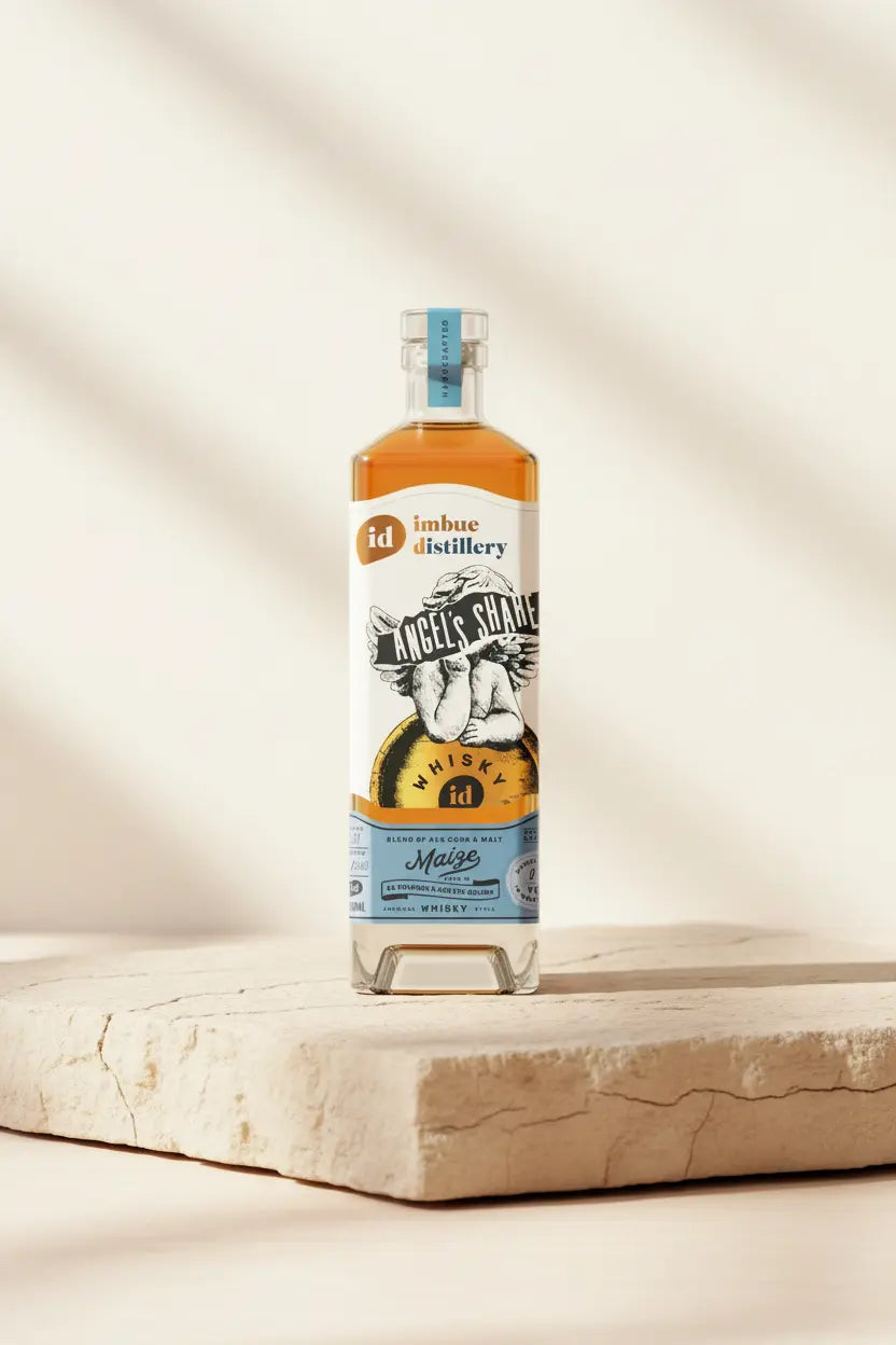 Imbue Distillery Angel's Share Maize Whisky 700mL bottle from Melbourne