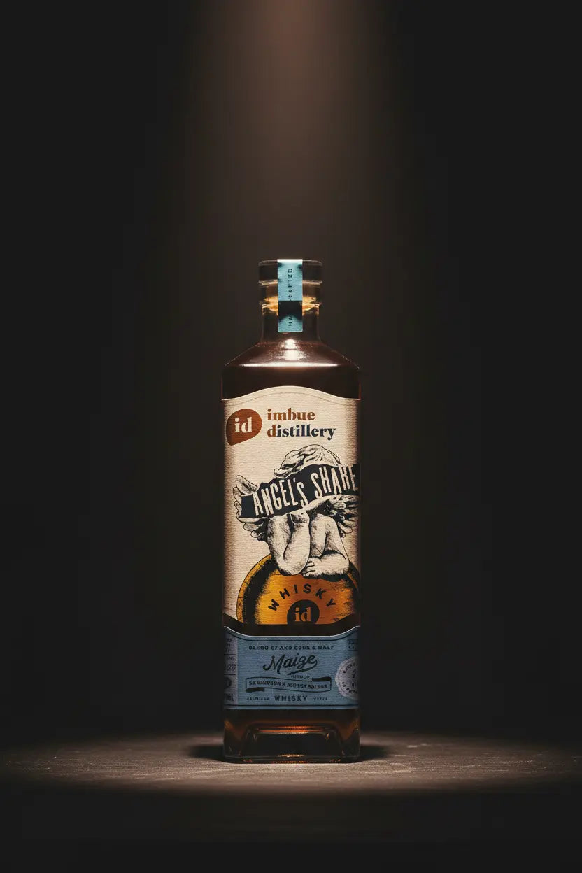 Imbue Distillery Angel's Share Maize Whisky 700mL bottle from Melbourne