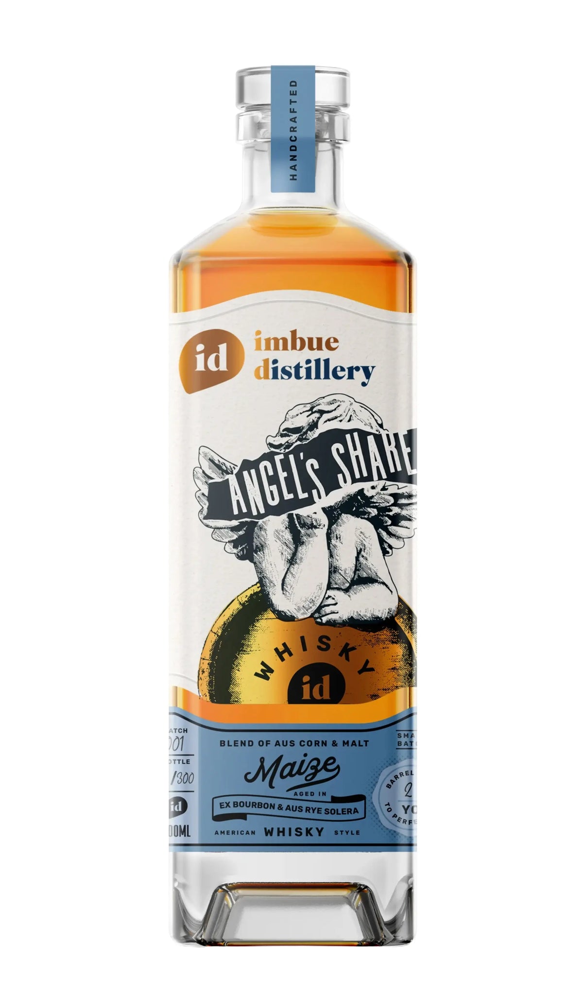 Imbue Distillery Angel's Share Maize Whisky 700mL