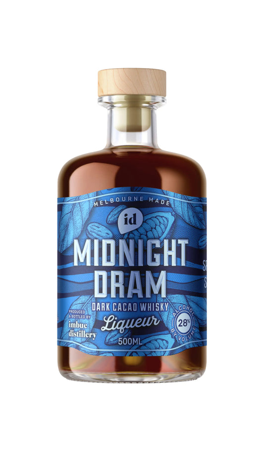 Imbue Distillery Midnight Dram 500mL bottle from Melbourne.