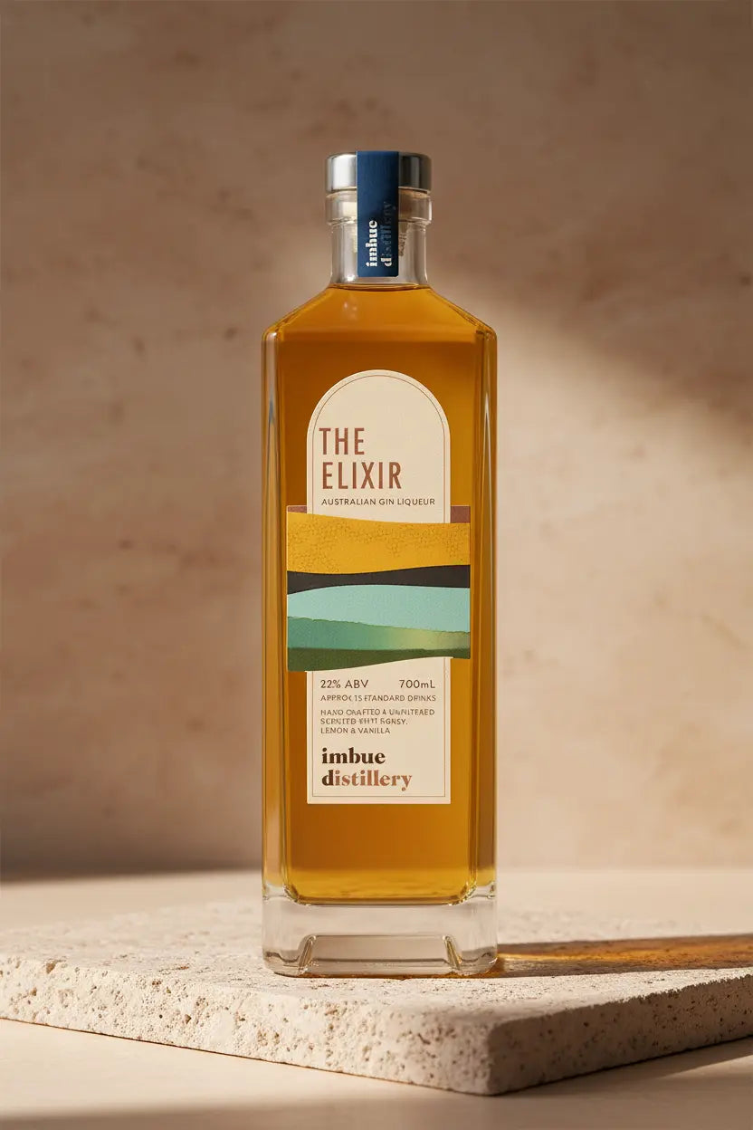 Buy Imbue Distillery The Elixir Gin Liqueur 700mL available online at Wine Sellers Direct's best prices.