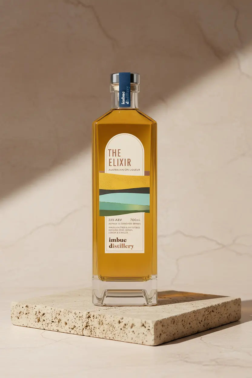 Buy Imbue Distillery The Elixir Gin Liqueur 700mL available online at Wine Sellers Direct's best prices.