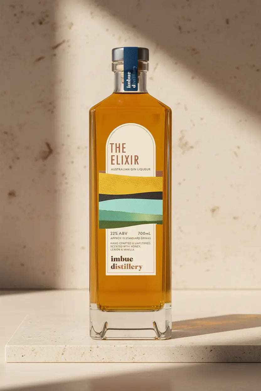 Buy Imbue Distillery The Elixir Gin Liqueur 700mL available online at Wine Sellers Direct's best prices.
