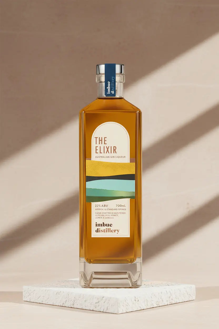 Buy Imbue Distillery The Elixir Gin Liqueur 700mL available online at Wine Sellers Direct's best prices.
