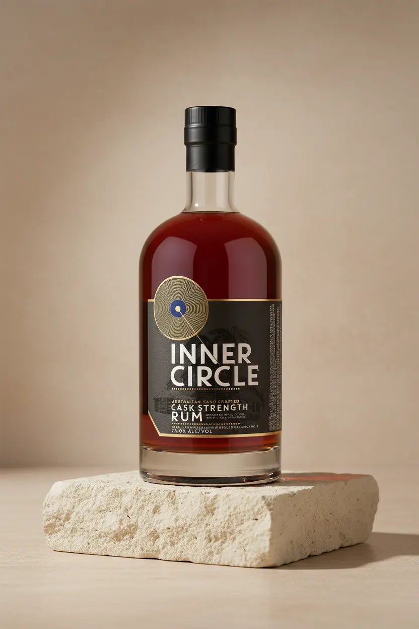 Buy Inner Circle 5 YO Black Cask Strength Rum 75.9% online at Wine Sellers Direct's best prices.