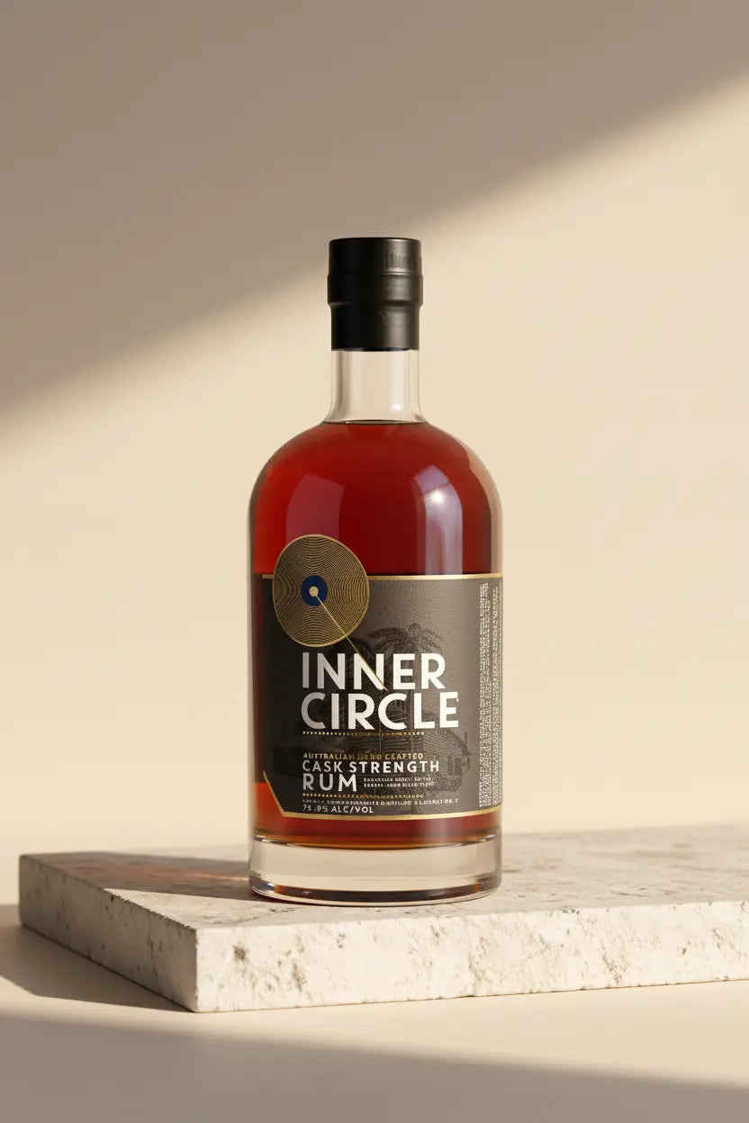 Buy Inner Circle 5 YO Black Cask Strength Rum 75.9% online at Wine Sellers Direct's best prices.