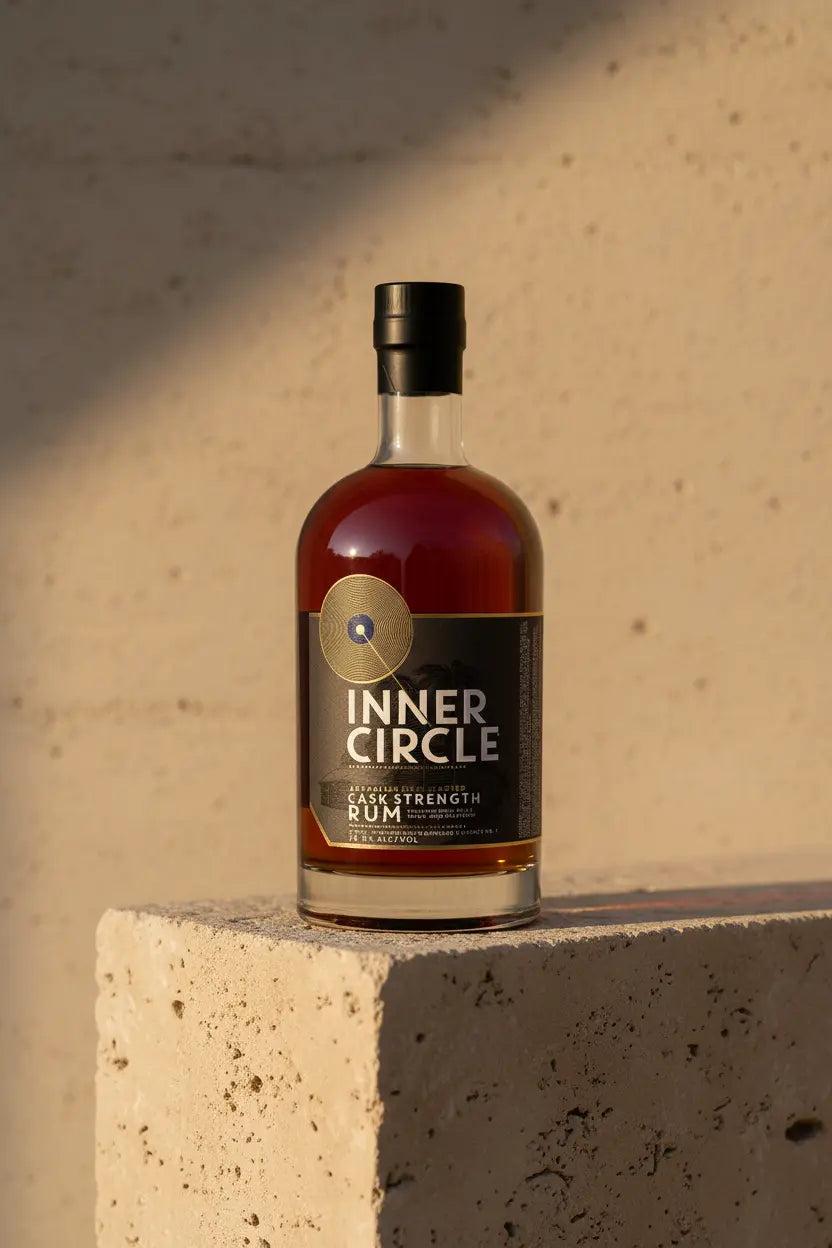 Buy Inner Circle 5 YO Black Cask Strength Rum 75.9% online at Wine Sellers Direct's best prices.
