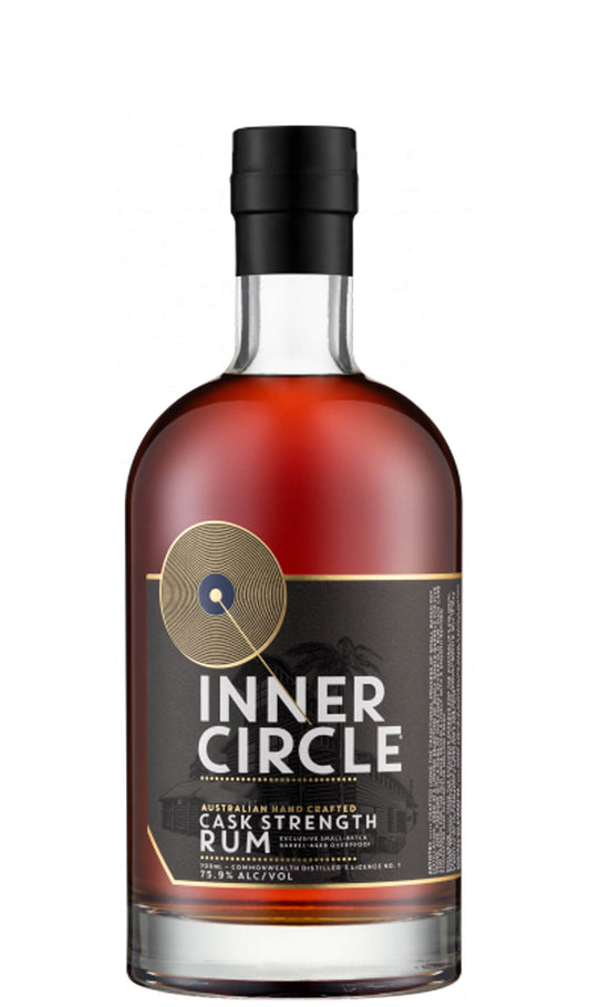 Find out more or buy Inner Circle 5 YO Black Cask Strength Rum 75.9% online at Wine Sellers Direct - Australia’s independent liquor specialists.