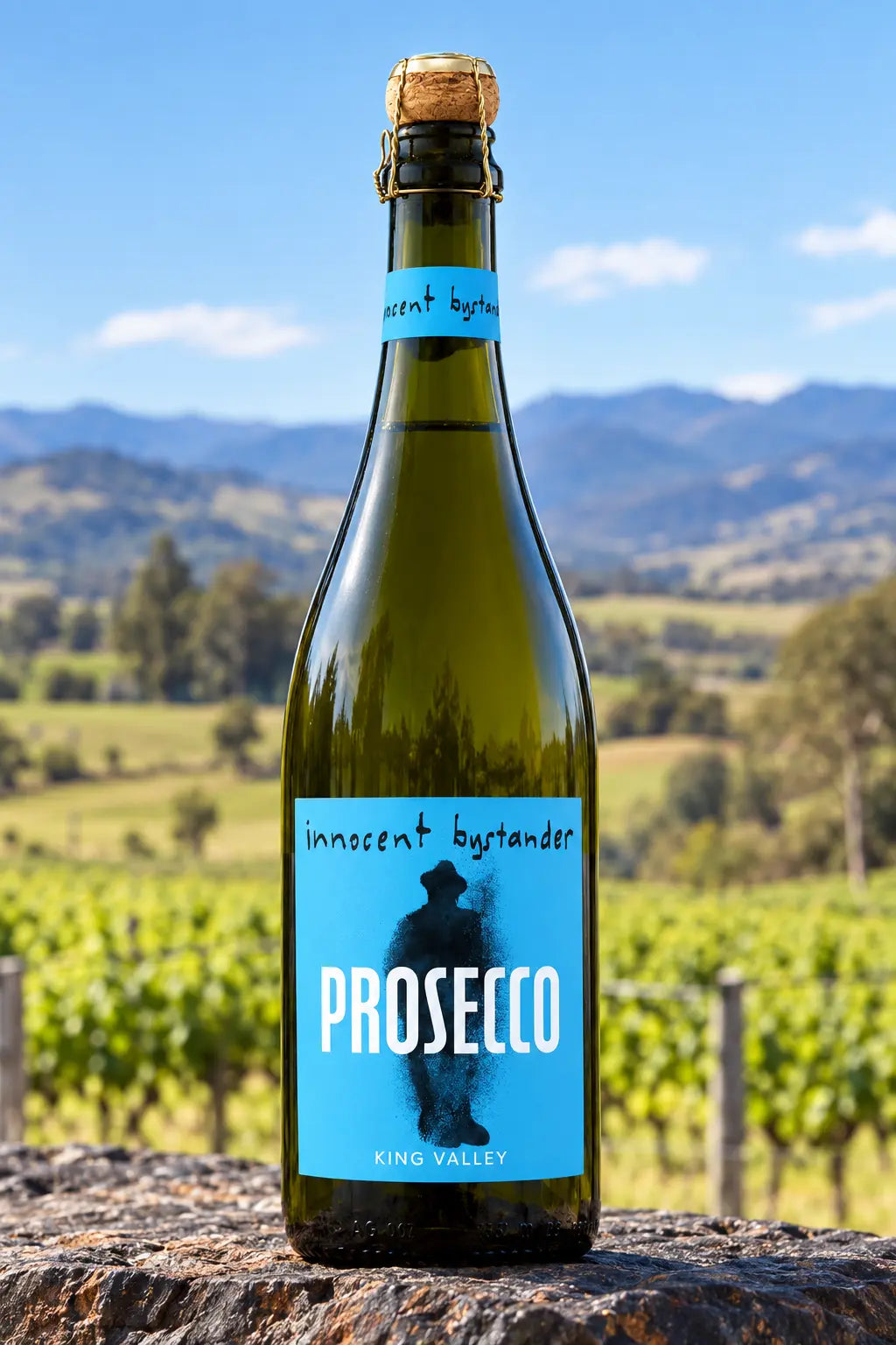 Innocent Bystander Prosecco NV 750mL bottle of sparkling wine from King Valley
