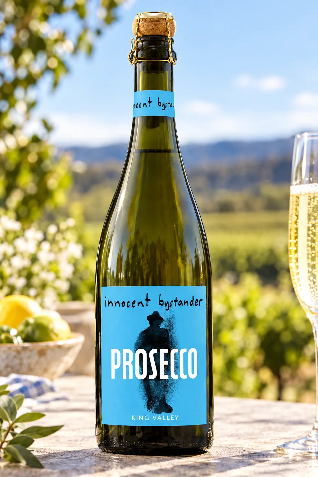 Innocent Bystander Prosecco NV 750mL bottle of sparkling wine from King Valley