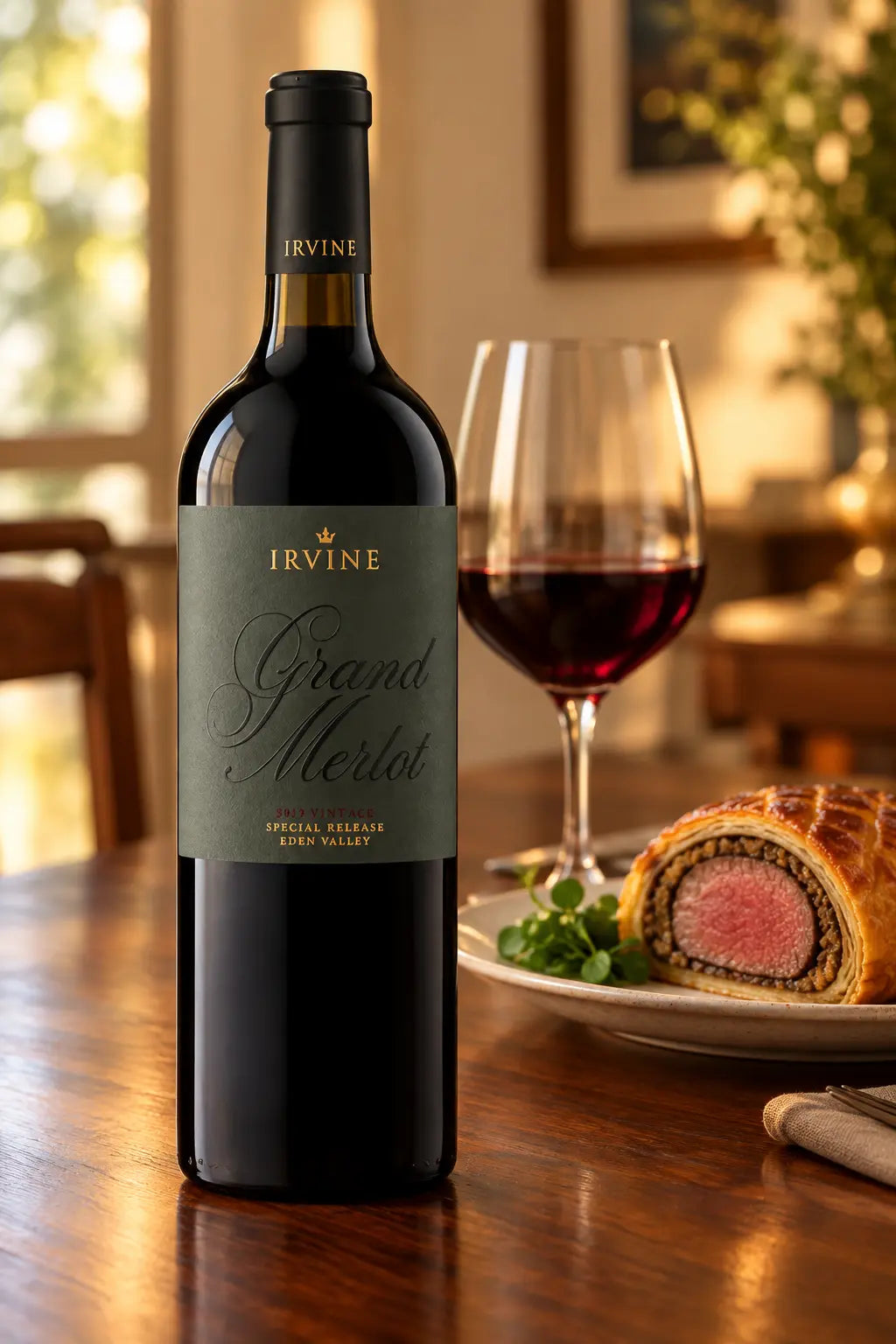 Irvine Grand Merlot 2019 750mL bottle of red wine from Eden Valley