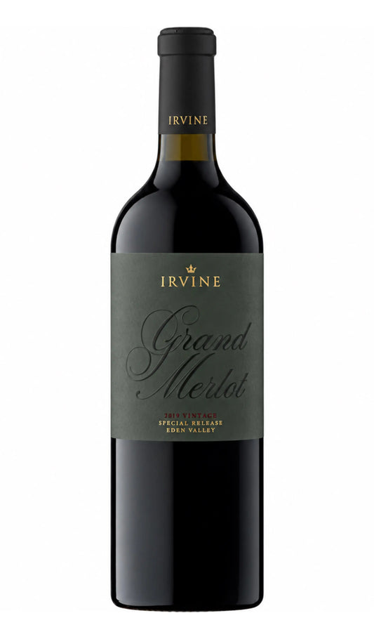 Irvine Grand Merlot 2019 750mL bottle of red wine from Eden Valley