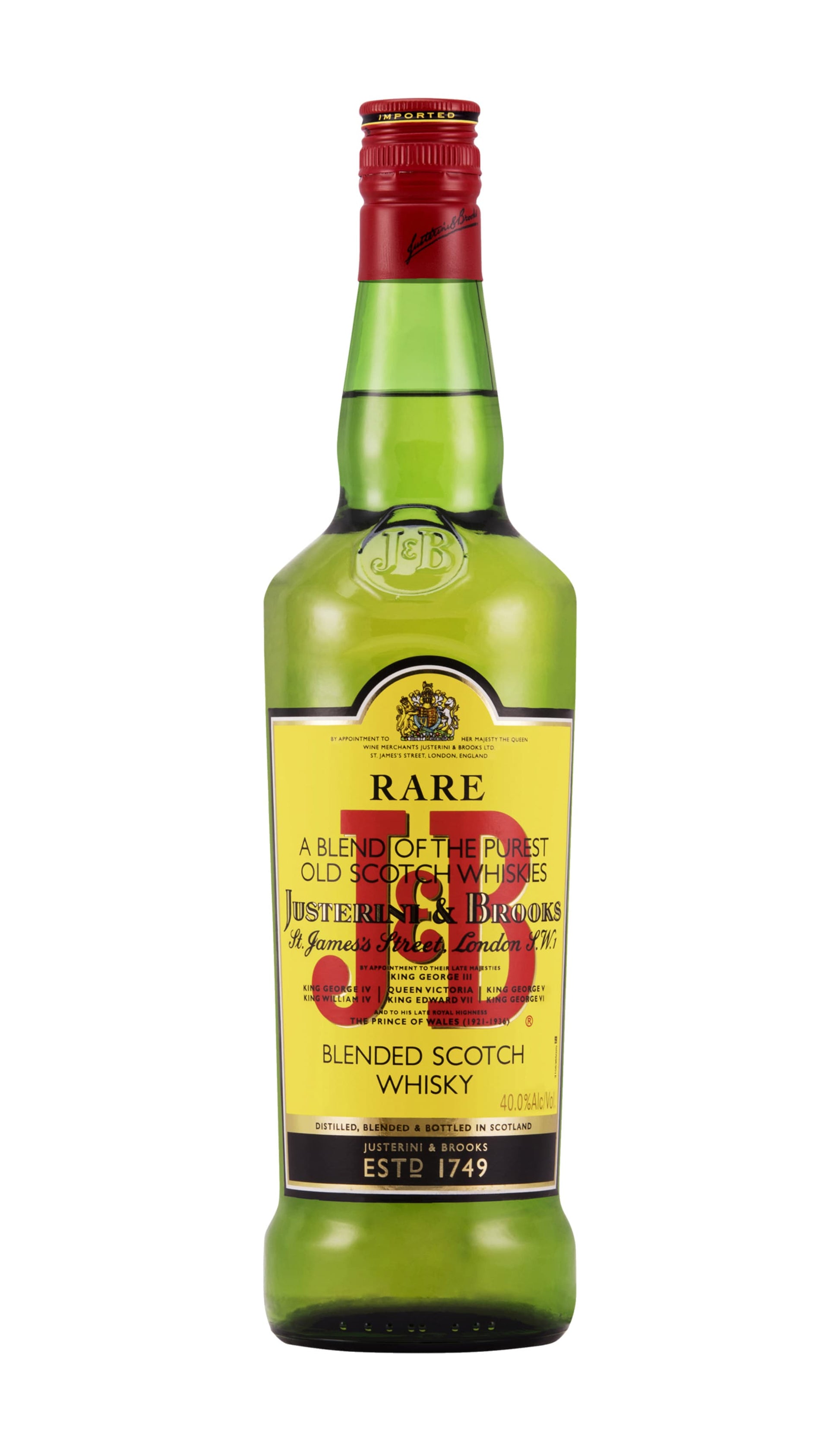 Buy J & B Rare Blended Scotch Whisky 750mL at Wine Sellers Direct's best prices.
