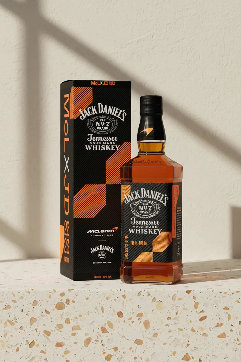 Buy Jack Daniel's Limited Edition McLaren F1 McL X JD 2023 Old No7 700ml online at Wine Sellers Direct's best prices.