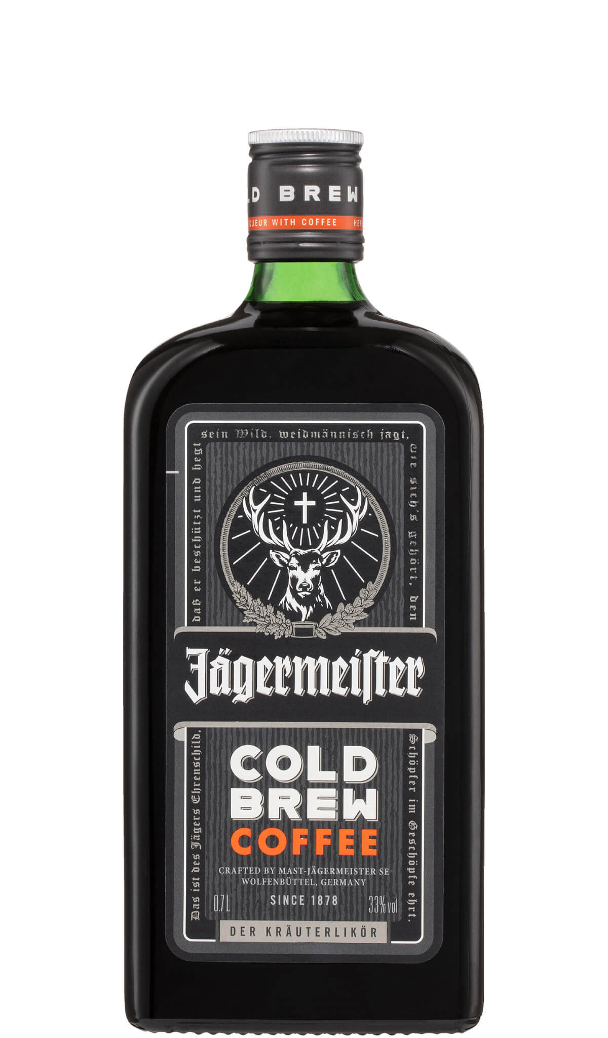 Find out more, explore the range and buy Jägermeister Cold Brew Coffee 700mL available online at Wine Sellers Direct - Australia's independent liquor specialists.