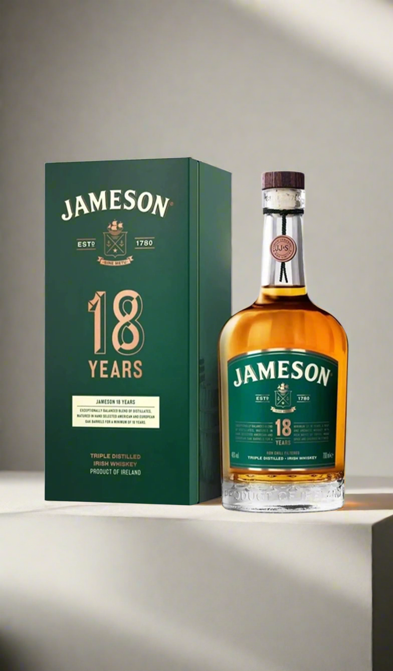 Find out more or buy Jameson 18 Year Old Irish Whiskey 700mL (Ireland) available at Wine Sellers Direct's best prices - Australia's independent liquor specialists.