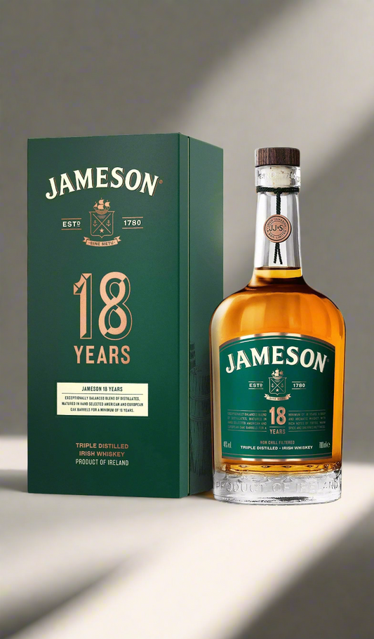 Find out more or buy Jameson 18 Year Old Irish Whiskey 700mL (Ireland) available at Wine Sellers Direct's best prices - Australia's independent liquor specialists.