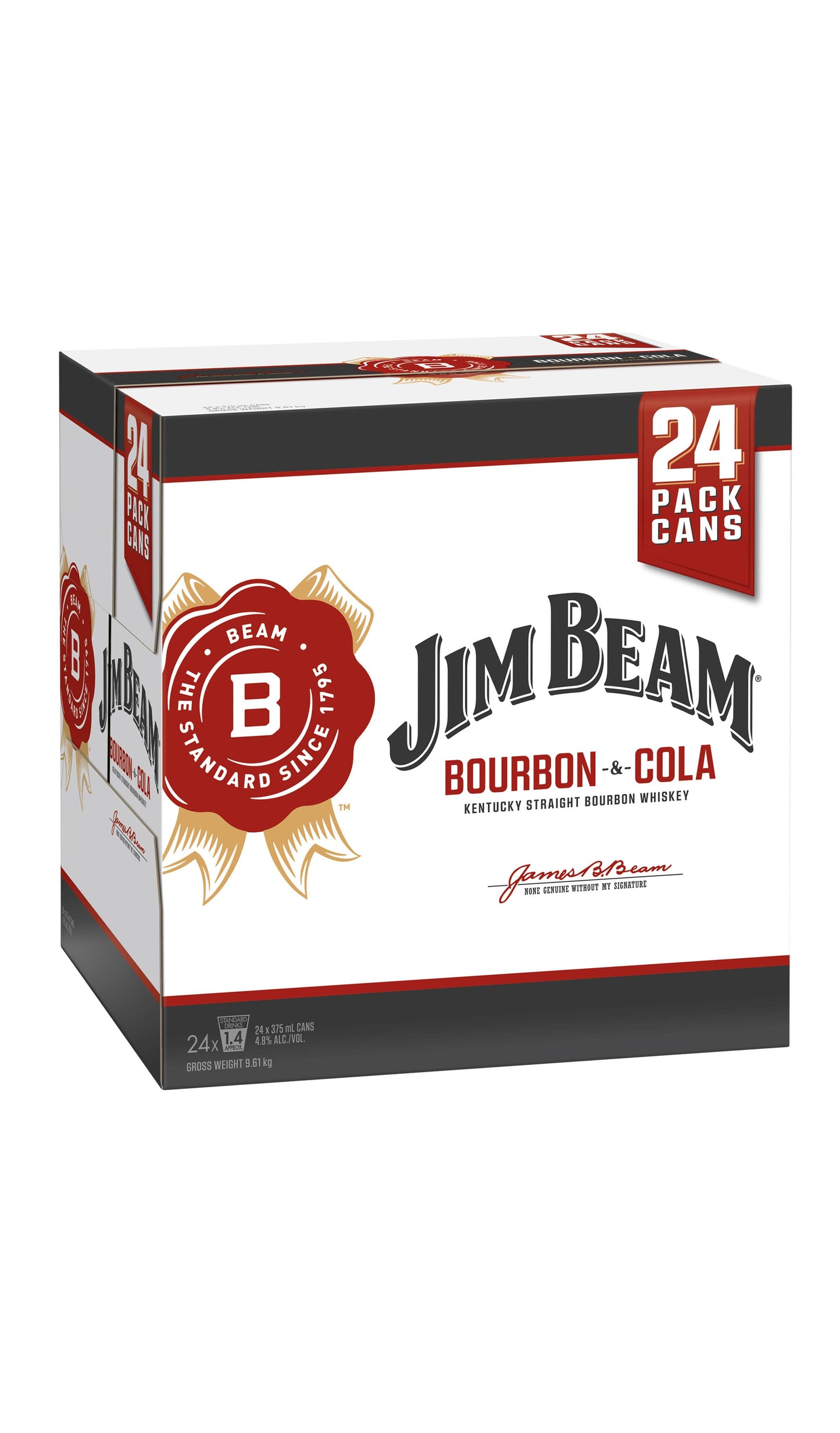 Shop Jim Beam White Bourbon & Cola Can 375mL available at Wine Sellers Direct's best prices every day.