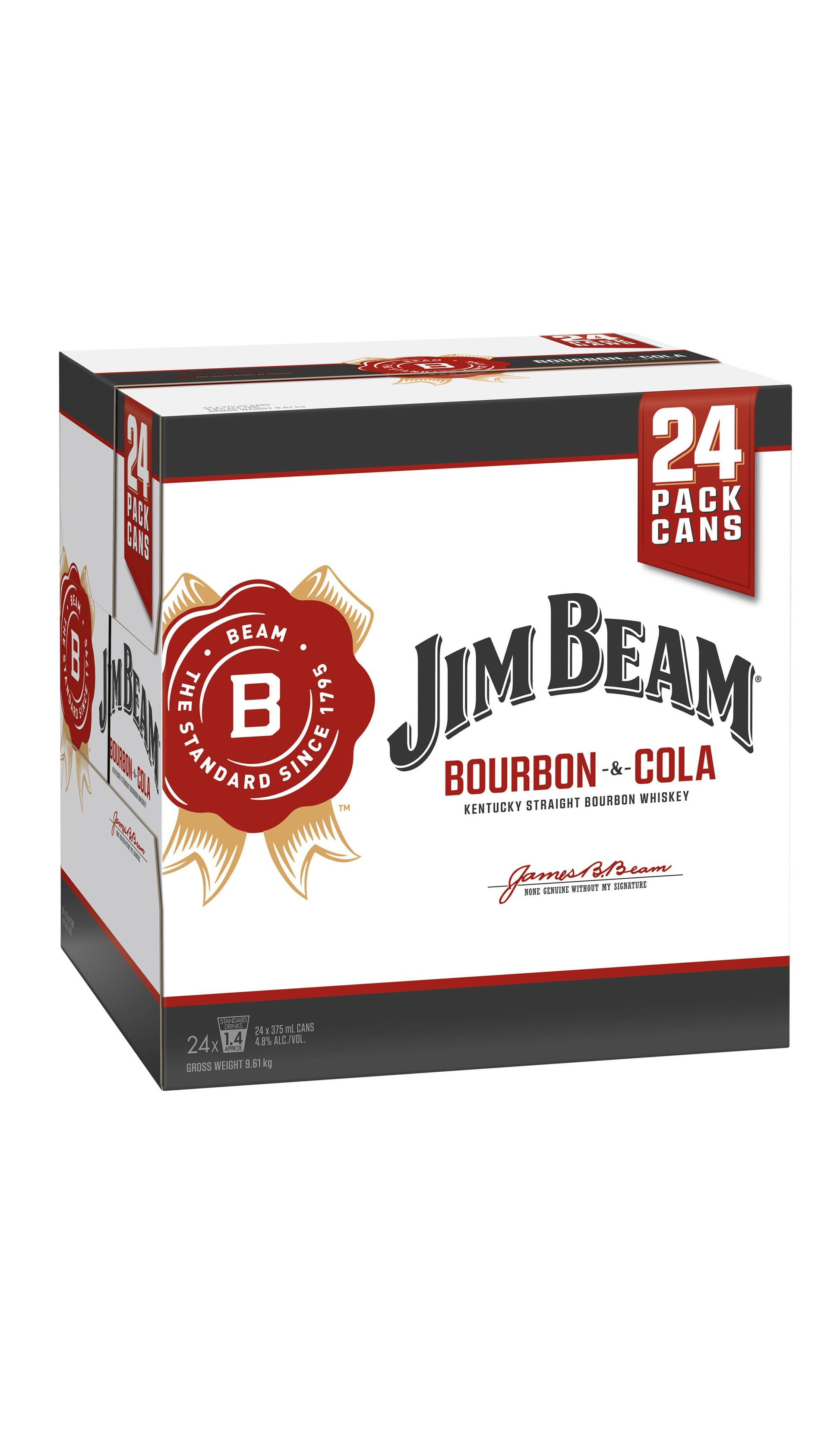 Shop Jim Beam White Bourbon & Cola Can 375mL available at Wine Sellers Direct's best prices every day.