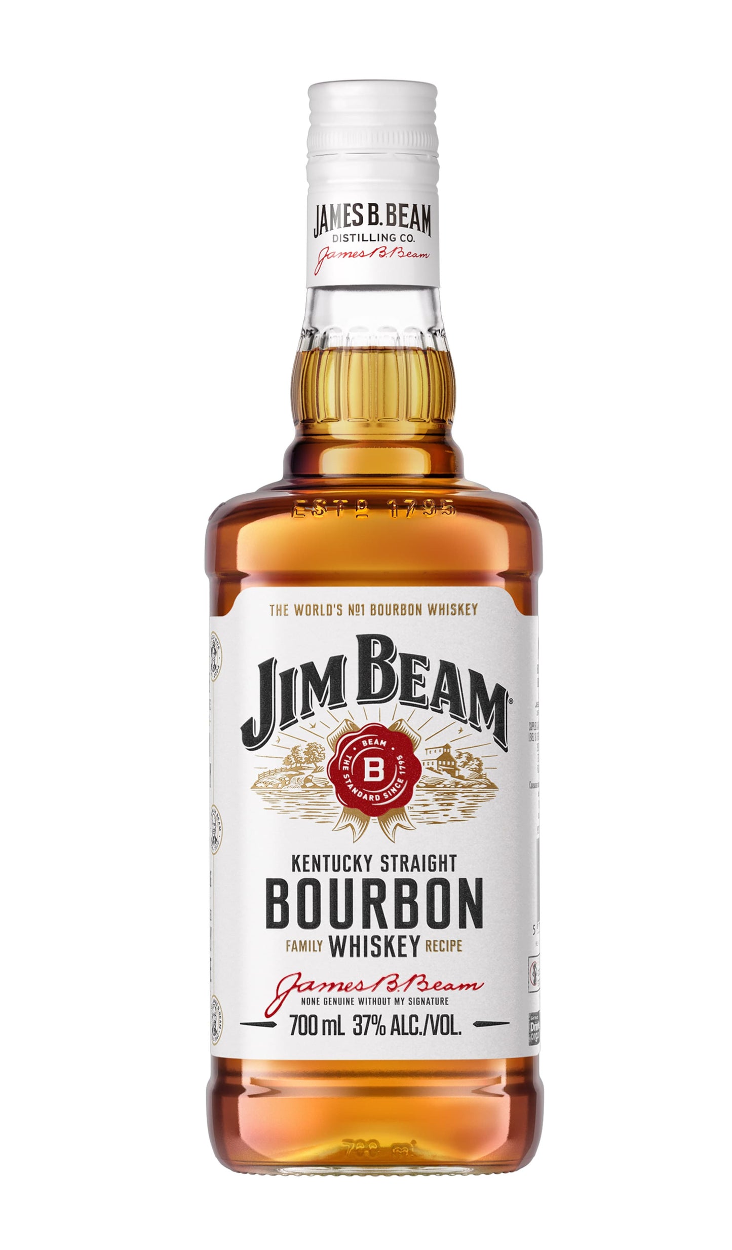 Find out more or buy Jim Beam White Label Bourbon Whiskey 700mL available at Wine Sellers Direct's best prices - Australia's independent liquor specialists.