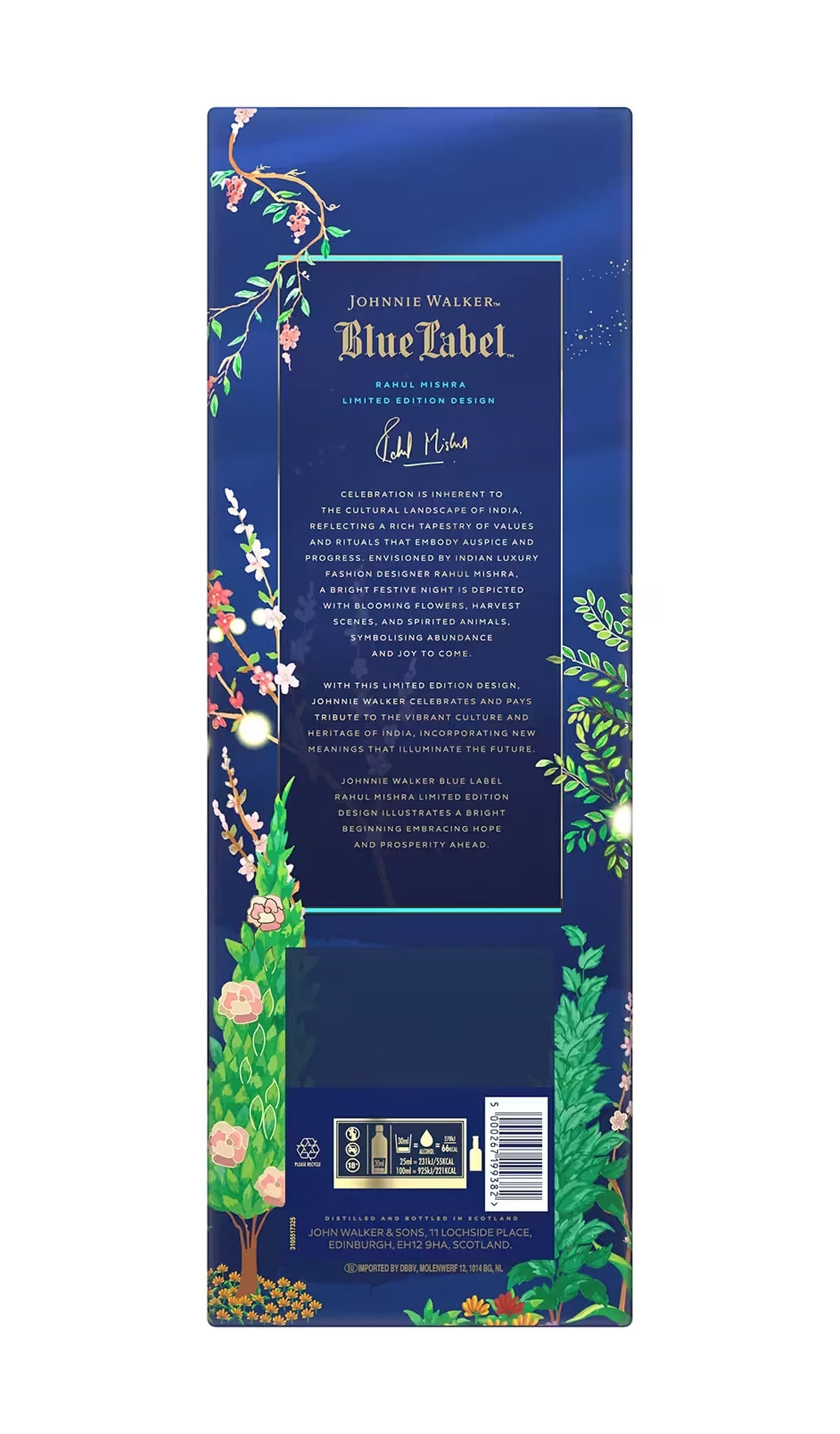 Buy Johnnie Walker Blue Label x Rahul Mishra Limited Edition Scotch Whisky 700mL at Wine Sellers Direct's best prices.
