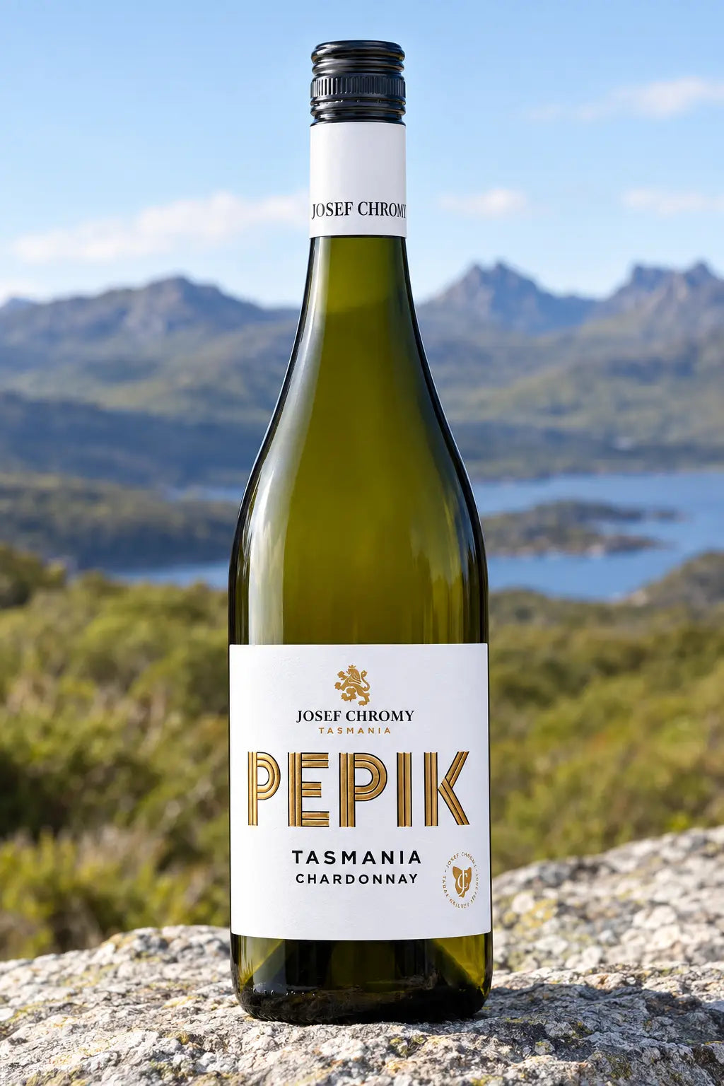 Josef Chromy Pepik Chardonnay 2025 750ml bottle of white wine from Tasmania