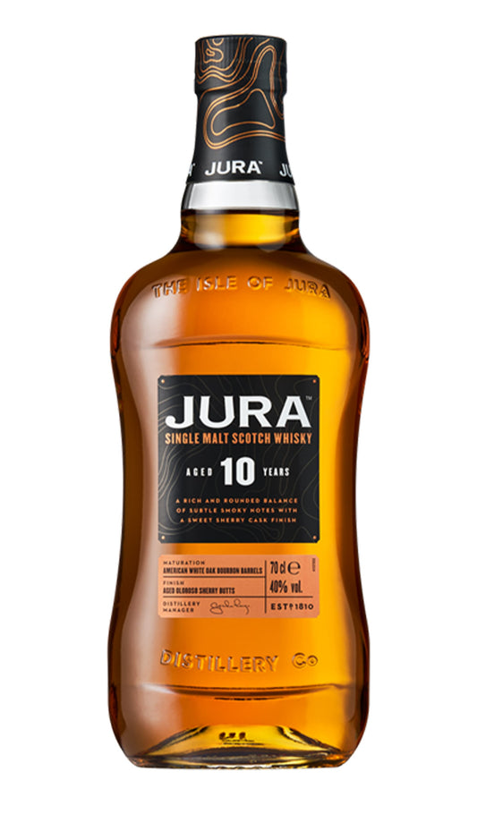 Buy Jura 10 Year Old Single Malt Scotch Whisky 700mL available at Wine Sellers Direct's best prices.