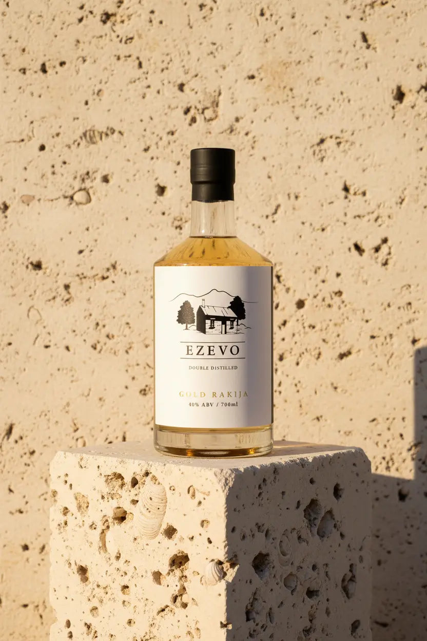 Buy Kabina Distilling Co. Ezevo Rakija Gold 700ml online at Wine Sellers Direct's best prices.