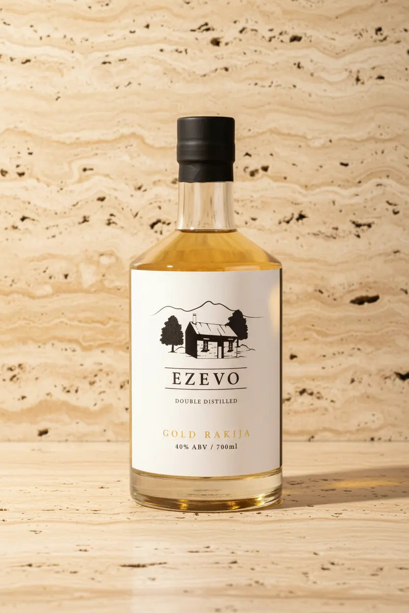 Buy Kabina Distilling Co. Ezevo Rakija Gold 700ml online at Wine Sellers Direct's best prices.