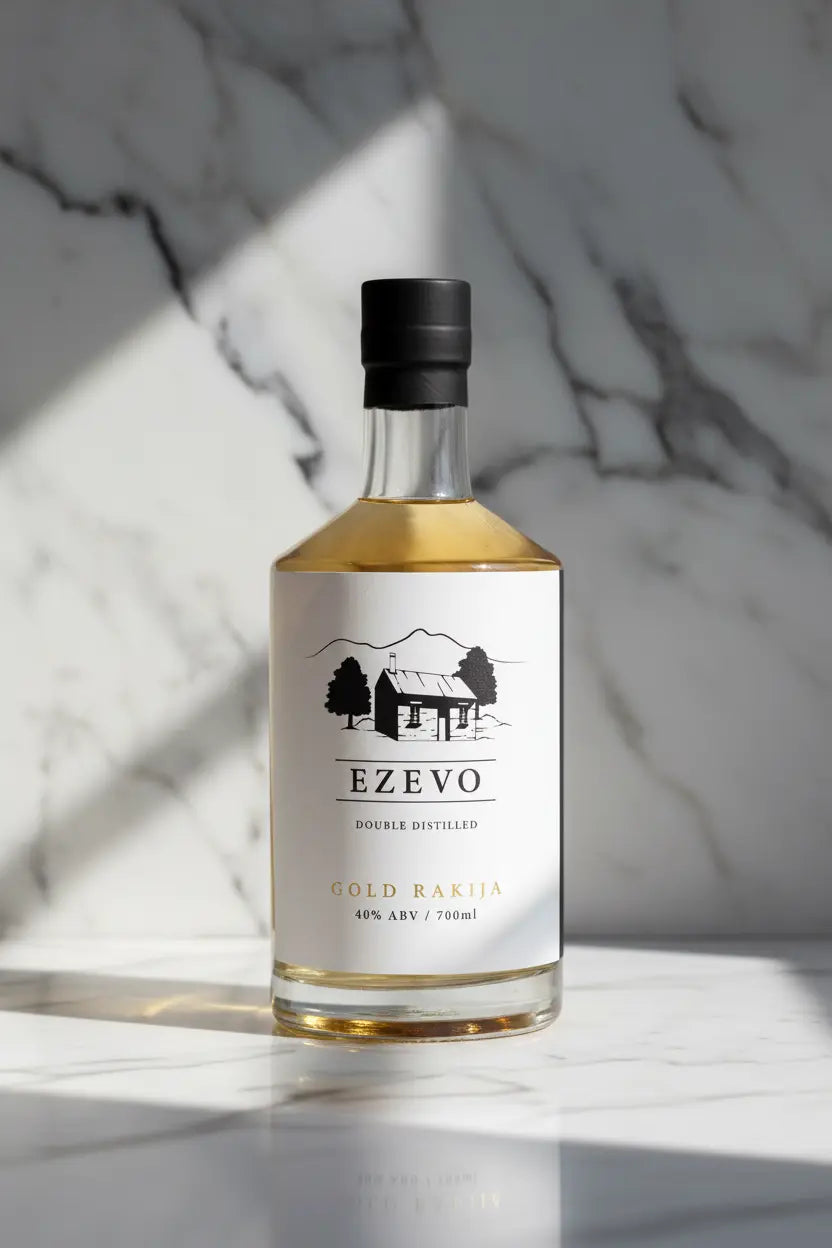 Buy Kabina Distilling Co. Ezevo Rakija Gold 700ml online at Wine Sellers Direct's best prices.