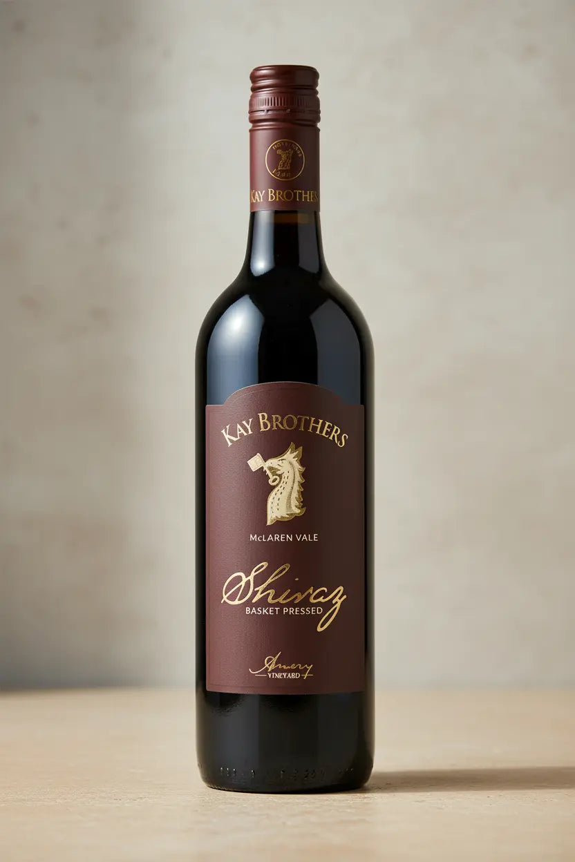 Buy Kay Brothers Basket Pressed Shiraz 2023 McLaren Vale available at Wine Sellers Direct's best prices.