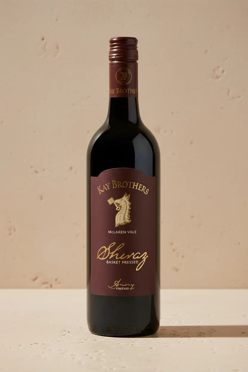 Buy Kay Brothers Basket Pressed Shiraz 2023 McLaren Vale available at Wine Sellers Direct's best prices.